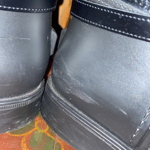 Great used condition felt/rubberr boots from Salvatore Ferragamo, Size 10 - Picture 8 of 8